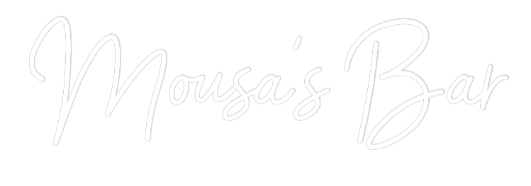 Custom Neon: Mousa’s Bar