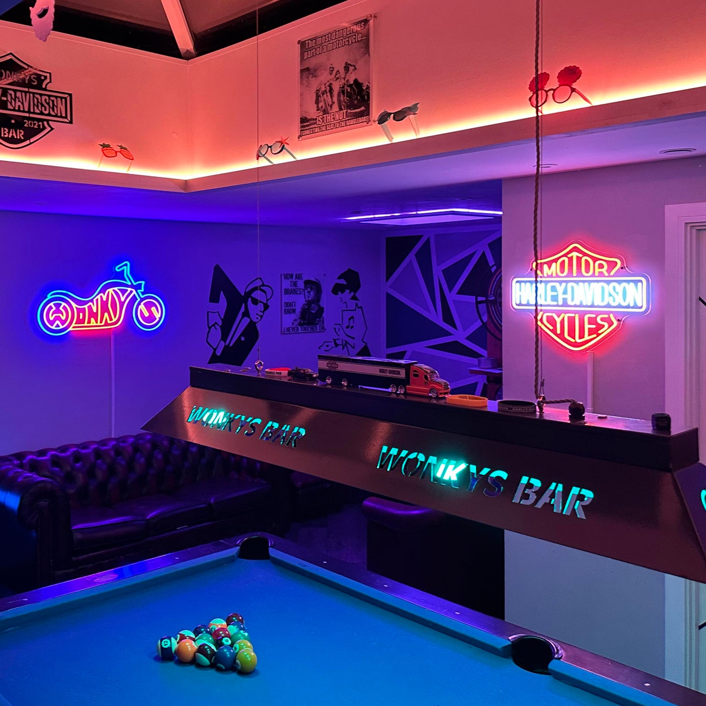 Harley Davidson Custom LED Neon Sign