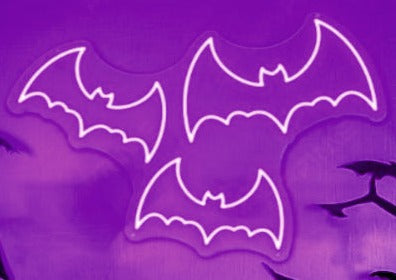 Halloween Bats Custom Neon Sign