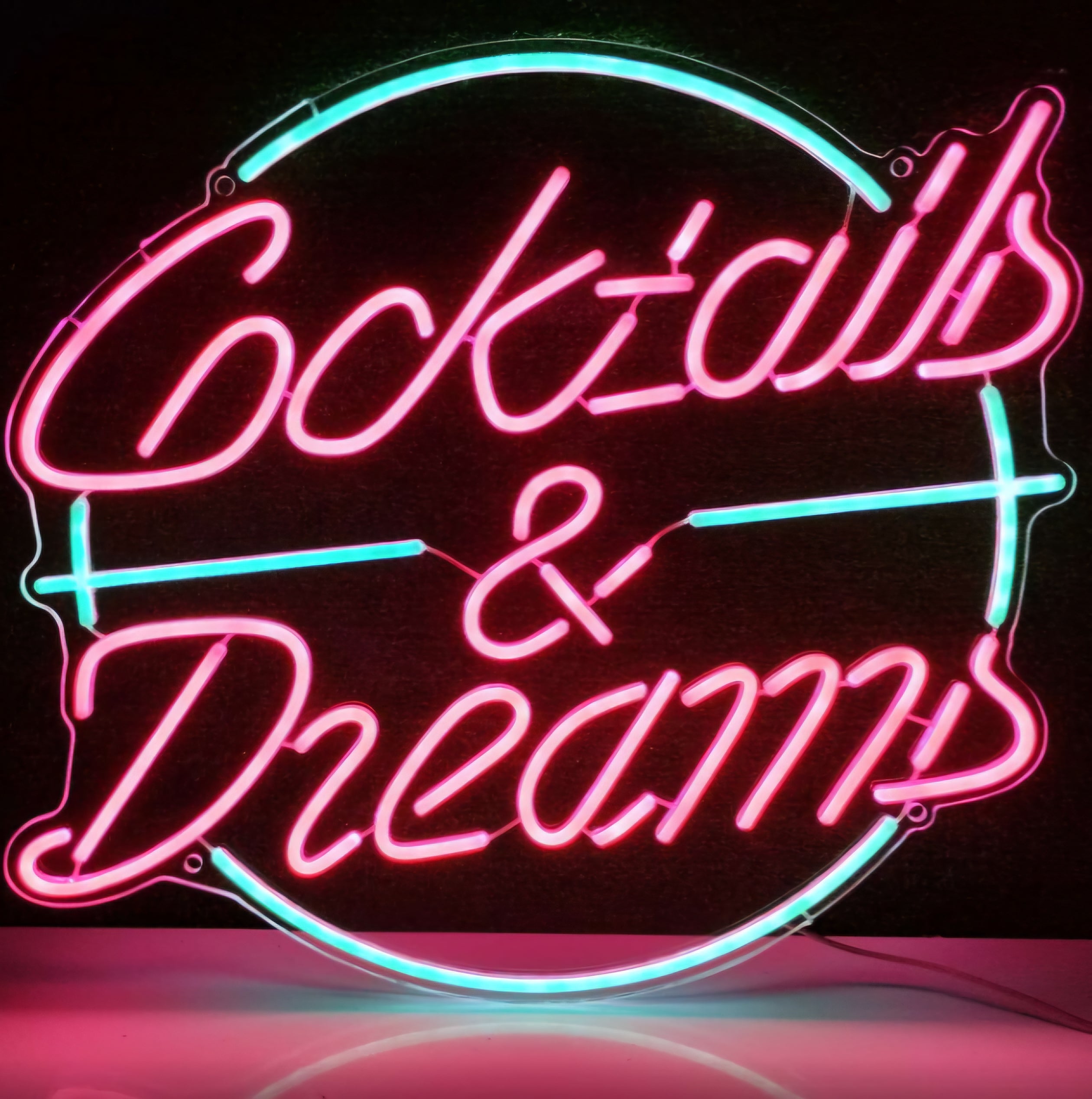 Cocktails & Dreams Custom Neon Sign – Mission Neon