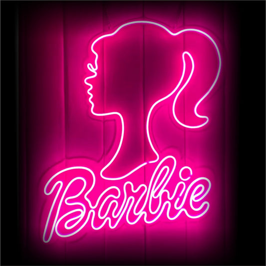 Barbie Custom Neon Sign - Front View