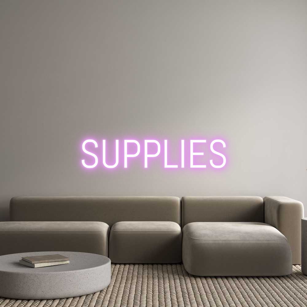Custom Neon: SUPPLIES